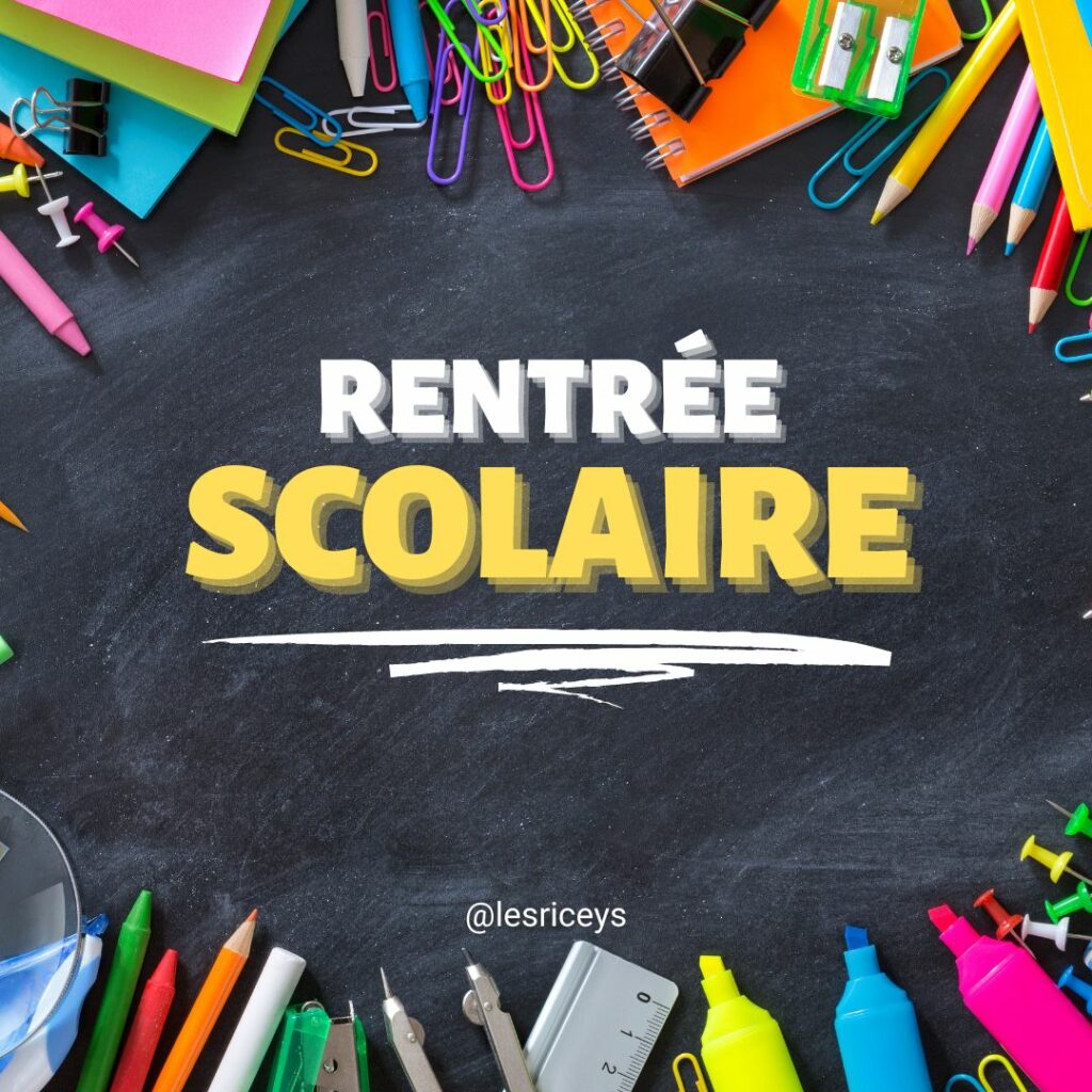 Rentrée scolaire