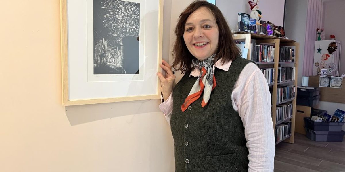 La gravure sentimentale de Jeanne Moutard à la médiathèque